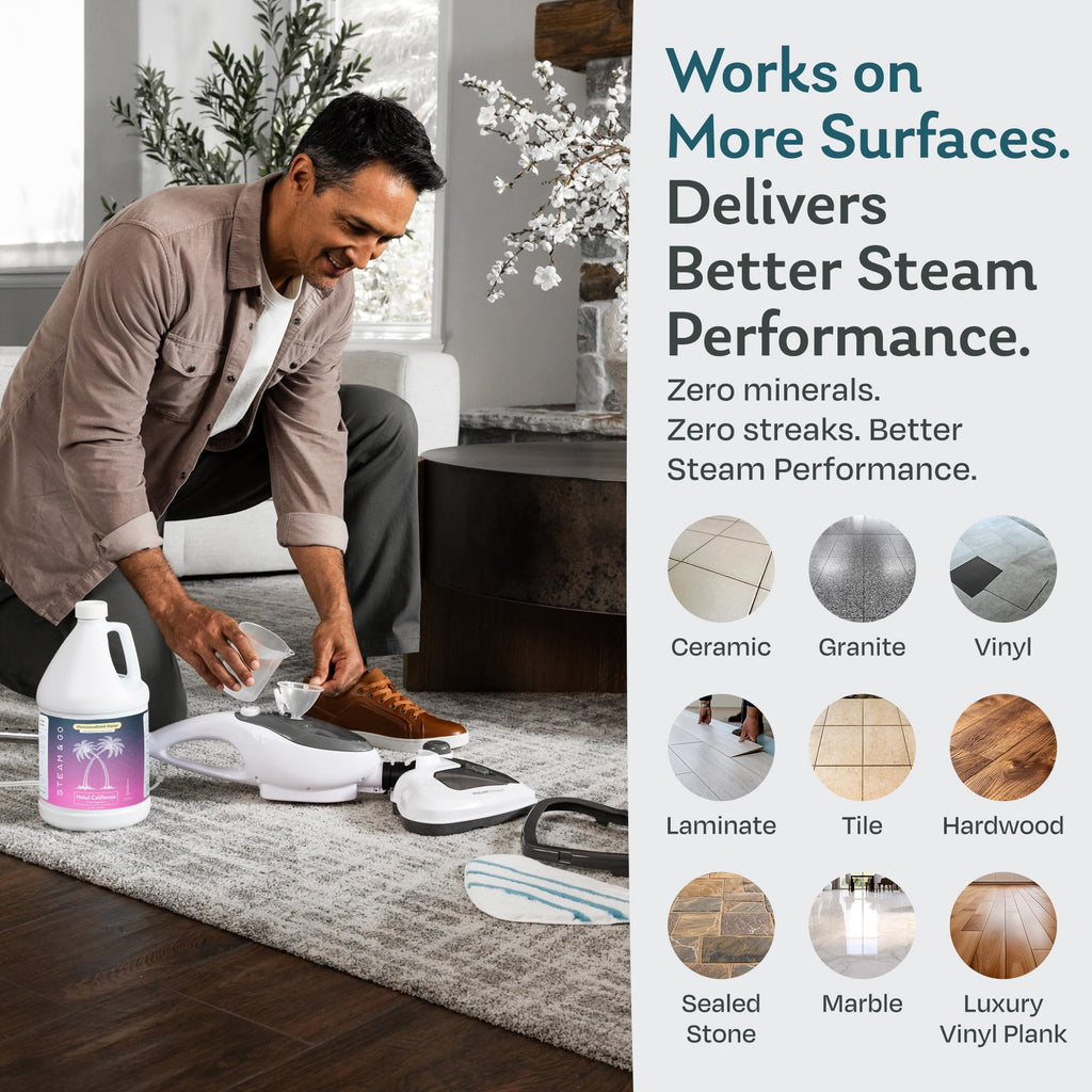 Demineralized Water for Steam Mop, 32 Ounces V95494