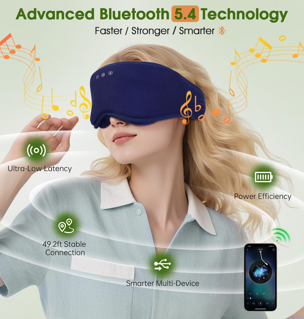 Bamboo Cotton Bluetooth Sleep Mask G699