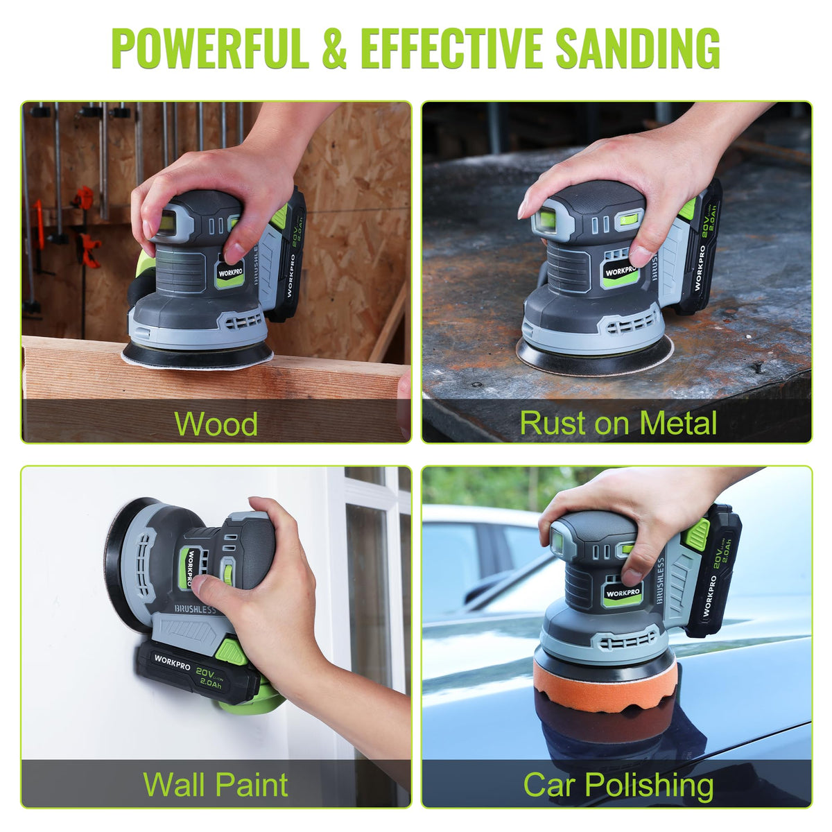 5-Inch Cordless Random Orbital Sander I12798