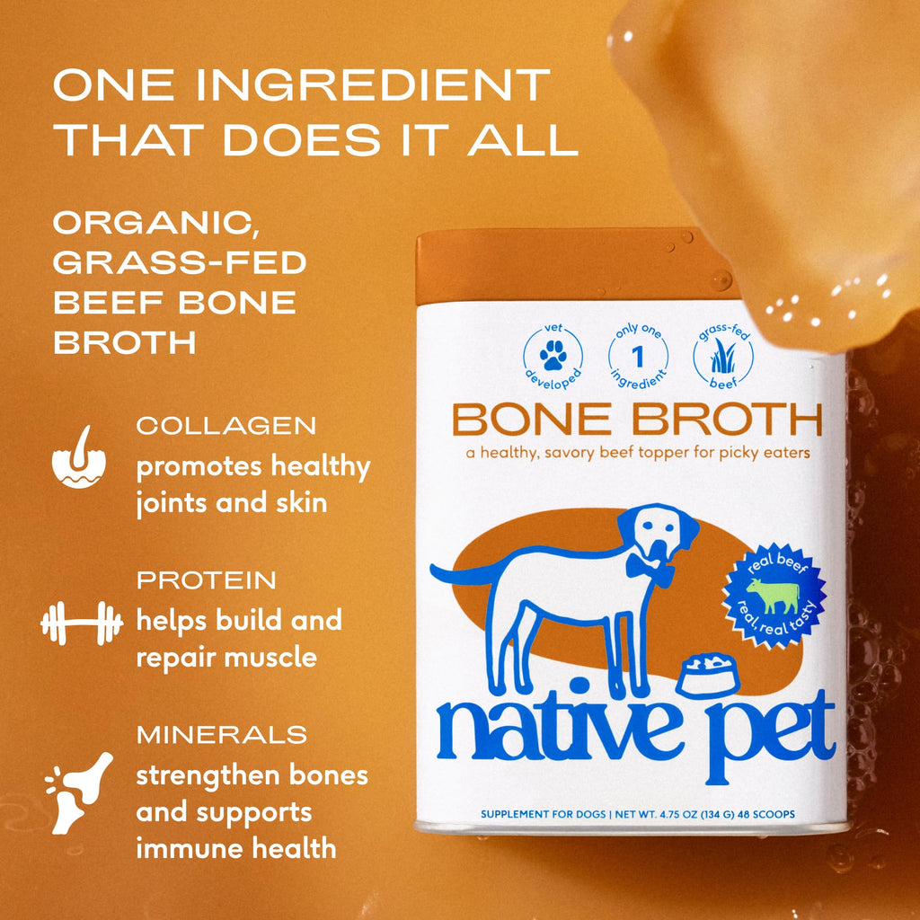 Beef Bone Broth Dog Food Topper W376