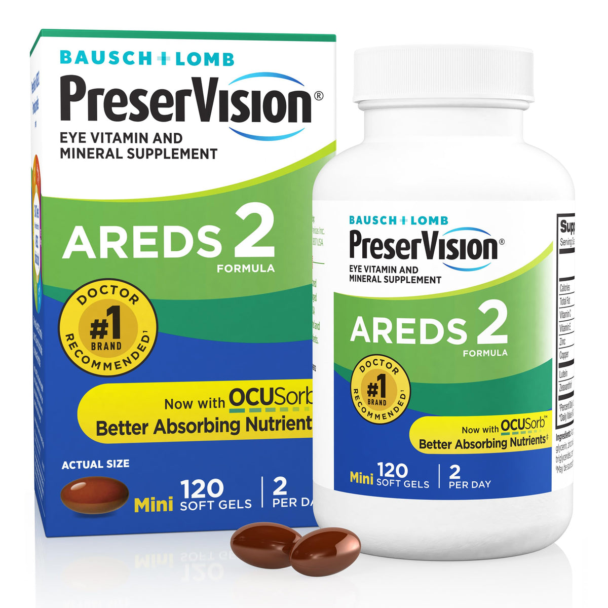 Lutein Eye Vitamins 120 Softgels D226