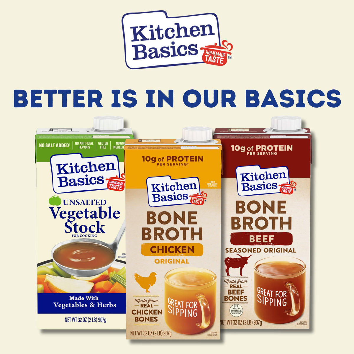 Chicken Bone Broth 32oz Pack of 12 P43771