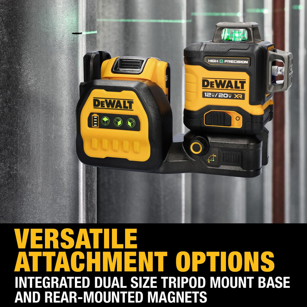 12V/20V MAX XR Line Laser, High Precision 3 X 360, Green T555