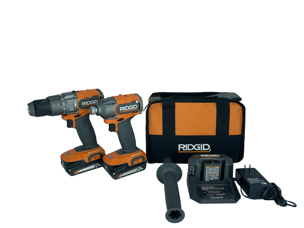 18V Brushless Drill/Driver and 3-Speed Impact Driver Kit with 2.0 Ah Batteries and Charger R52935