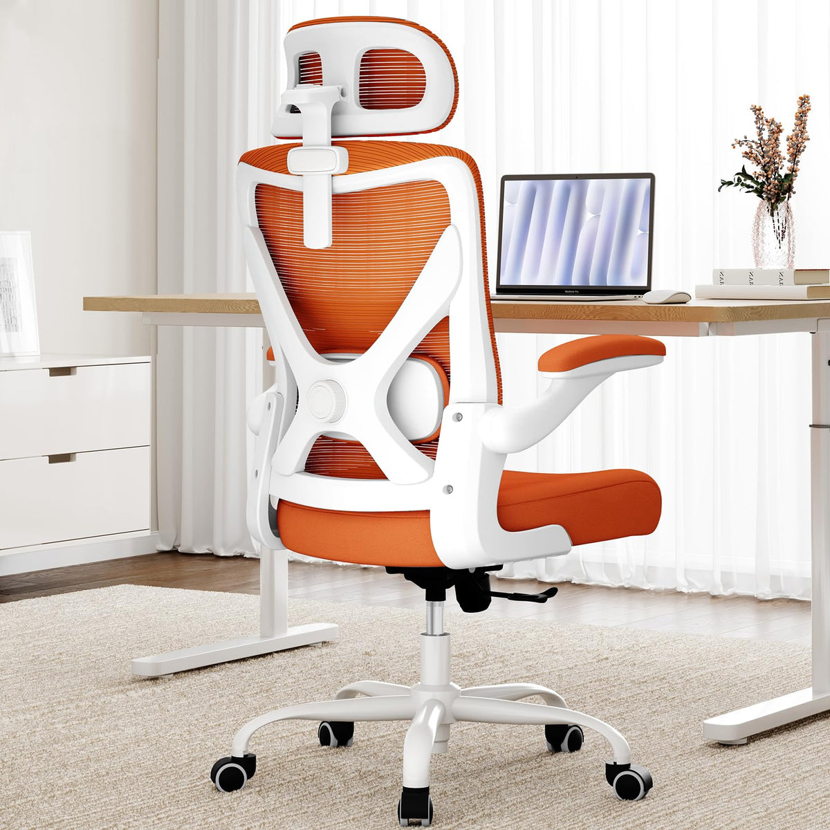 Ergonomic Mesh Office Chair with Headrest U511281