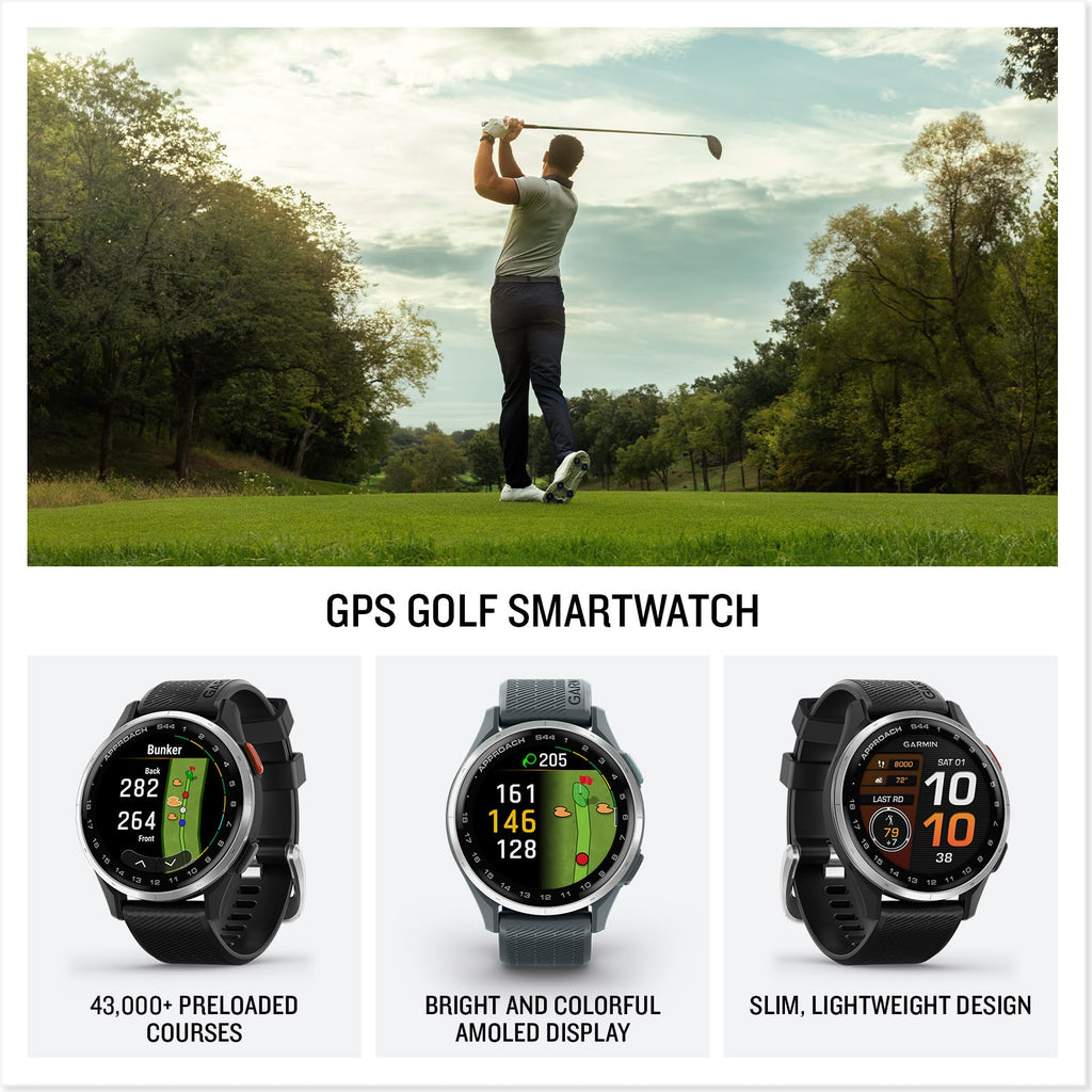 Golf GPS Smartwatch 43mm Black J508025