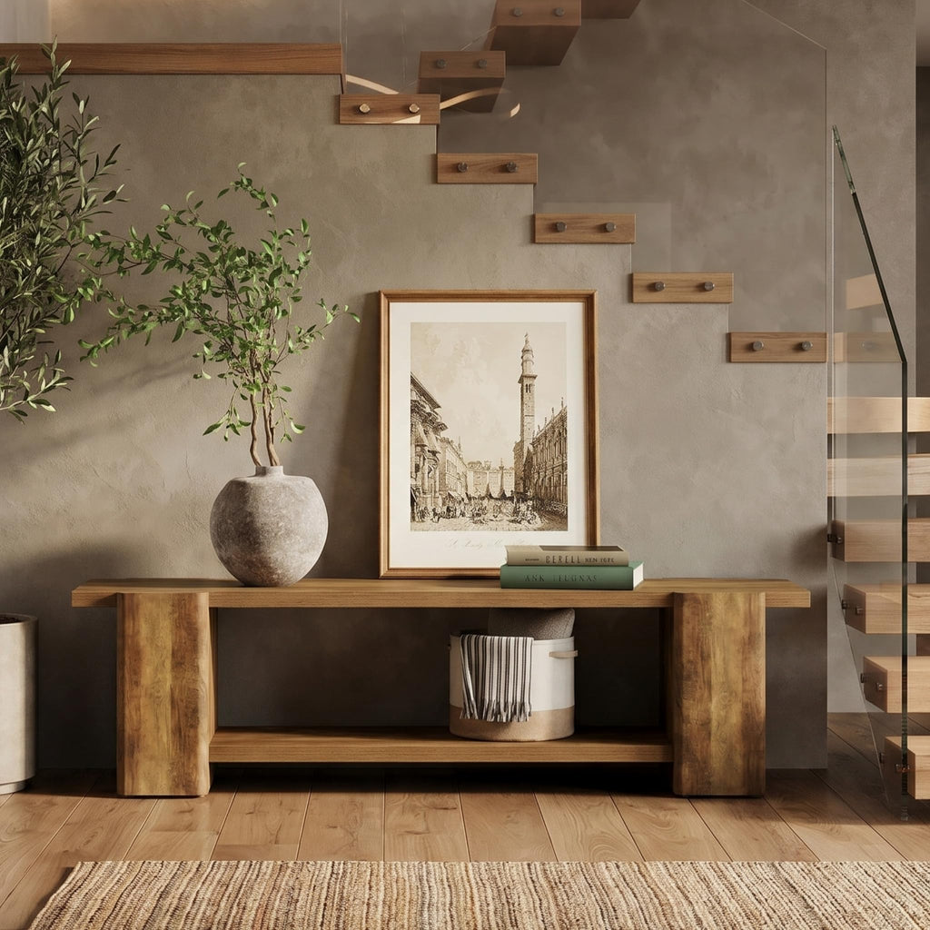 Brown Storage Bench K740
