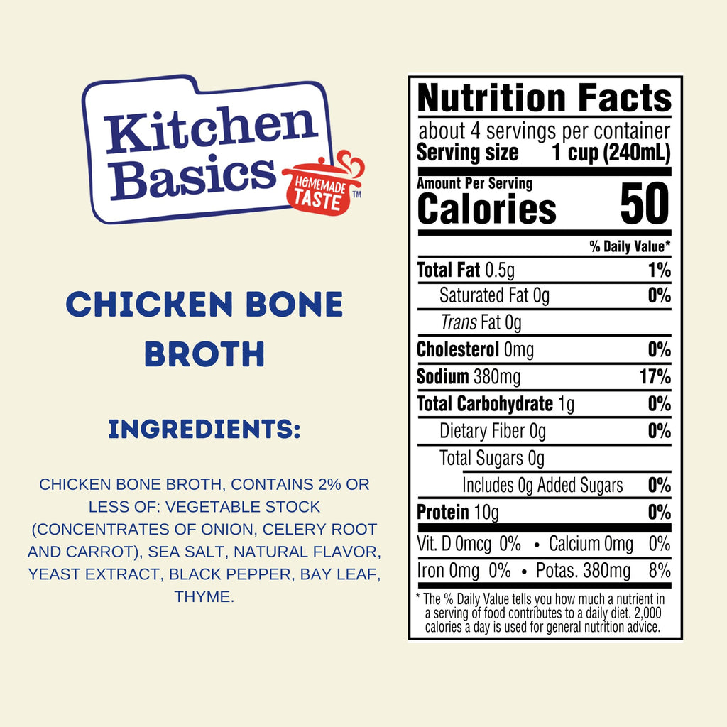 Chicken Bone Broth 32oz Pack of 12 P43771