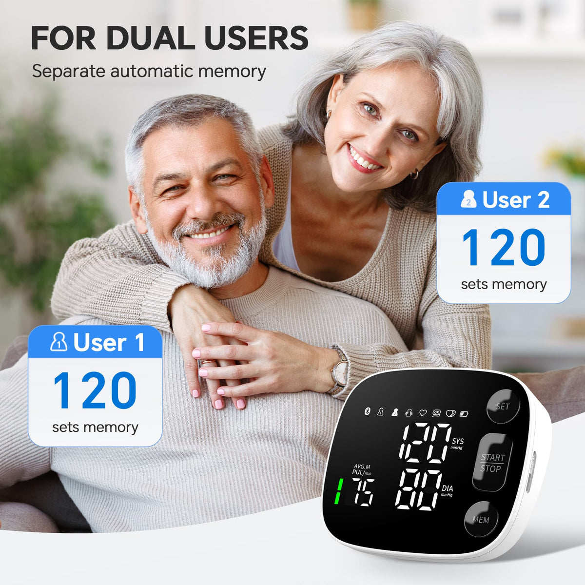 Blood Pressure Monitor Bluetooth Upper Arm K710721