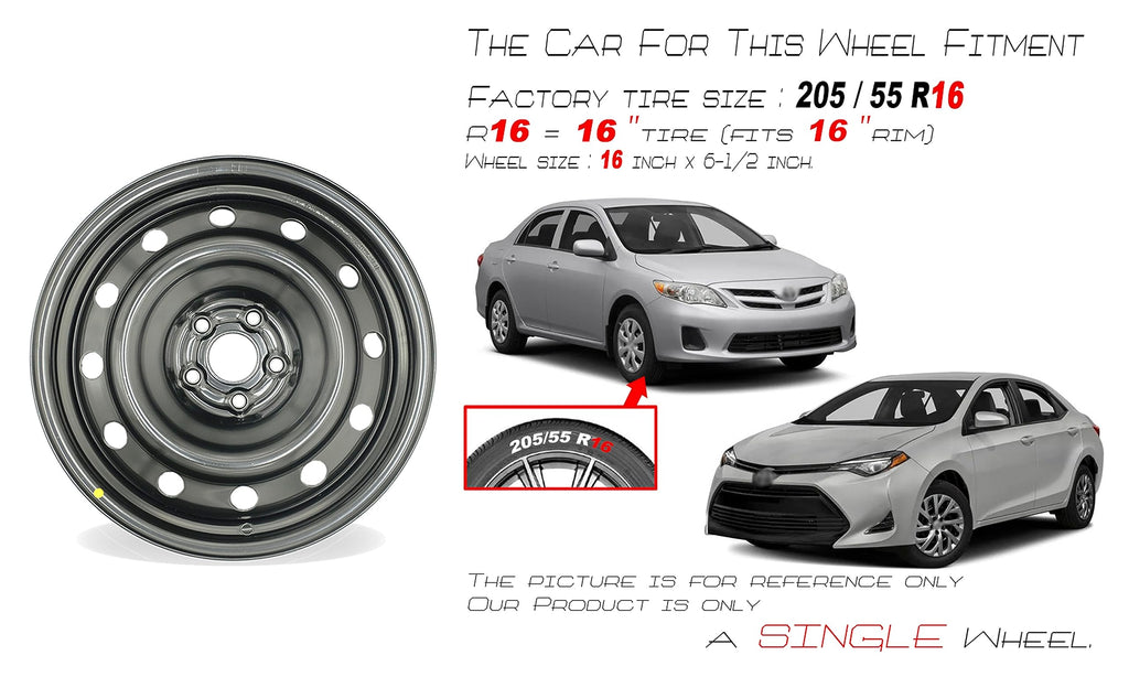 16" Steel Wheel Black Finish L789819