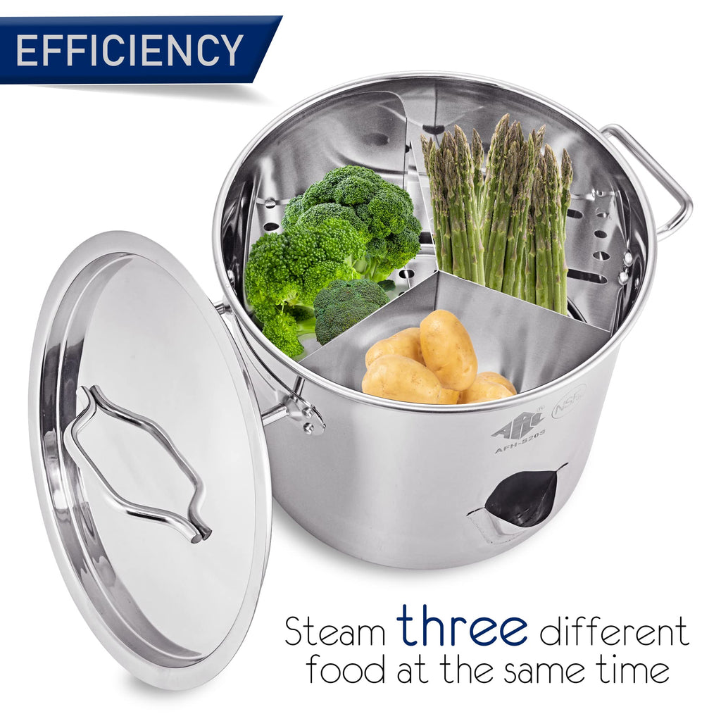 20QT Stainless Steel Tamale Steamer Pot G282669