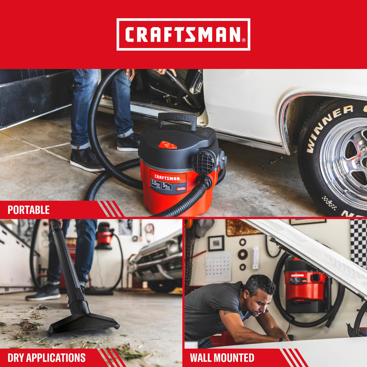 5 Gallon Wet Dry Shop Vacuum I809075