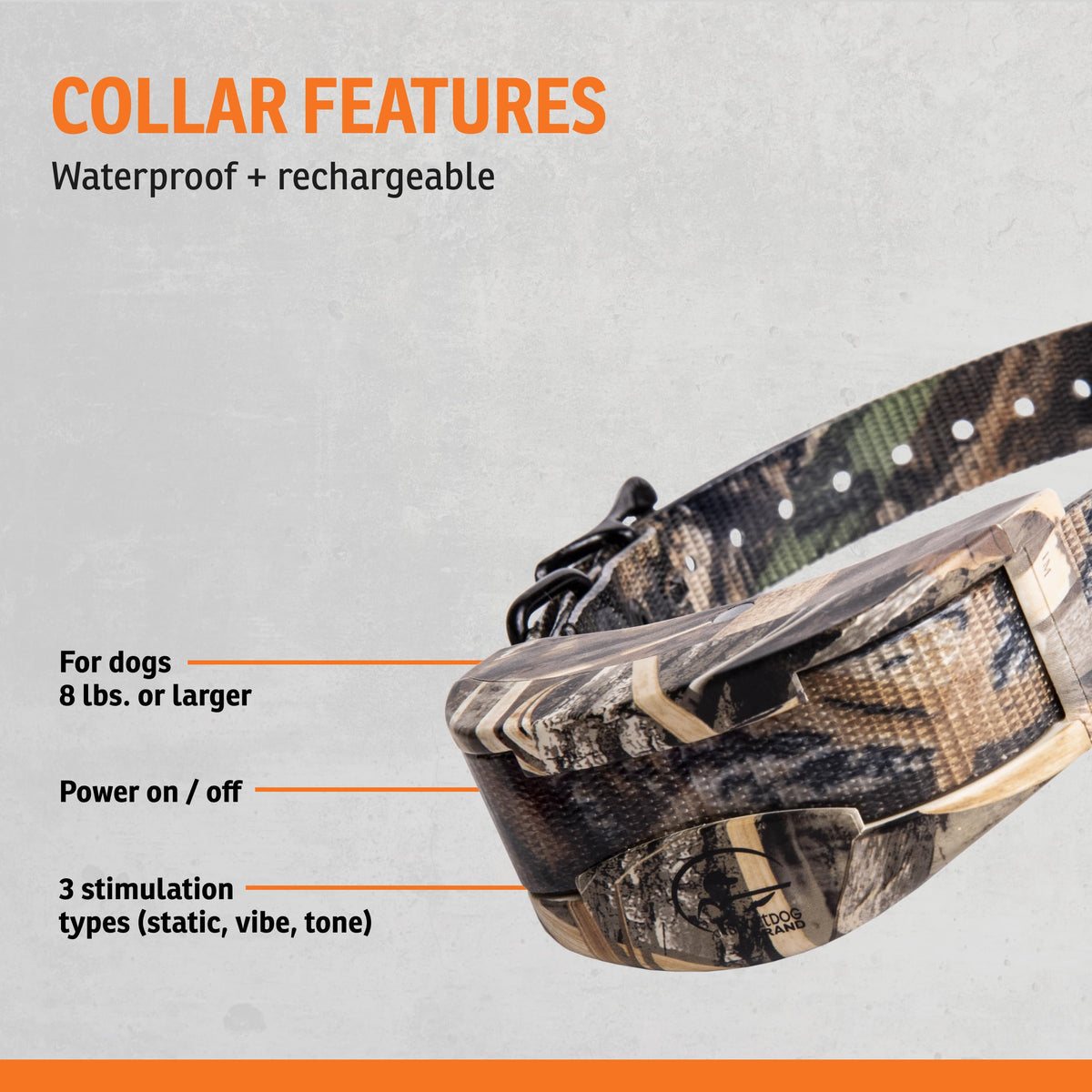 Waterproof Realtree Camo Add-A-Dog Collar E17433