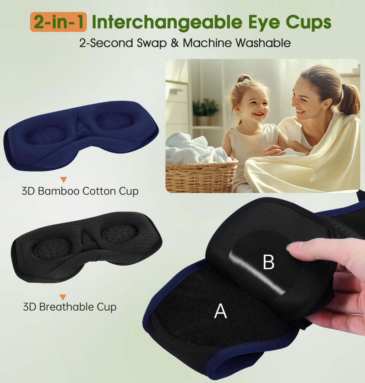 Bamboo Cotton Bluetooth Sleep Mask G699