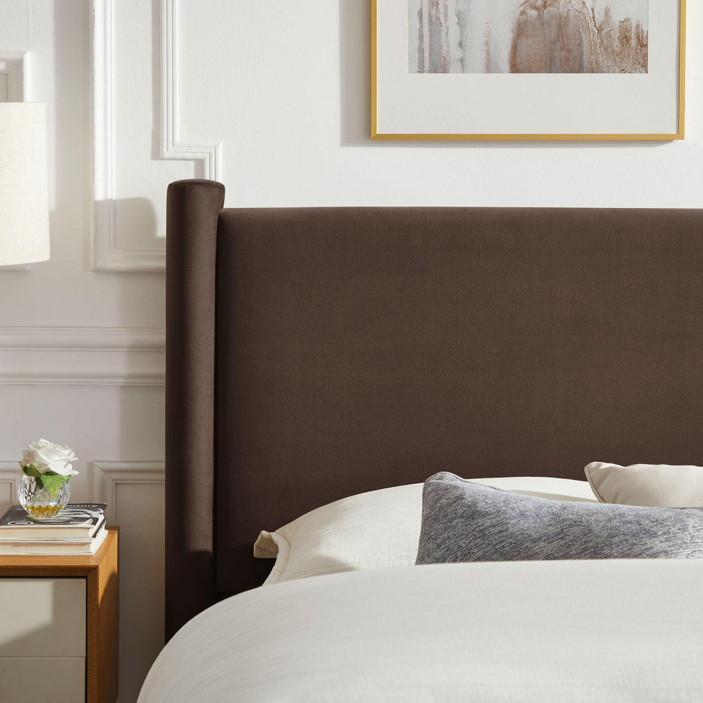 King Size Upholstered Platform Bed Frame with Headboard and Footboard M50476