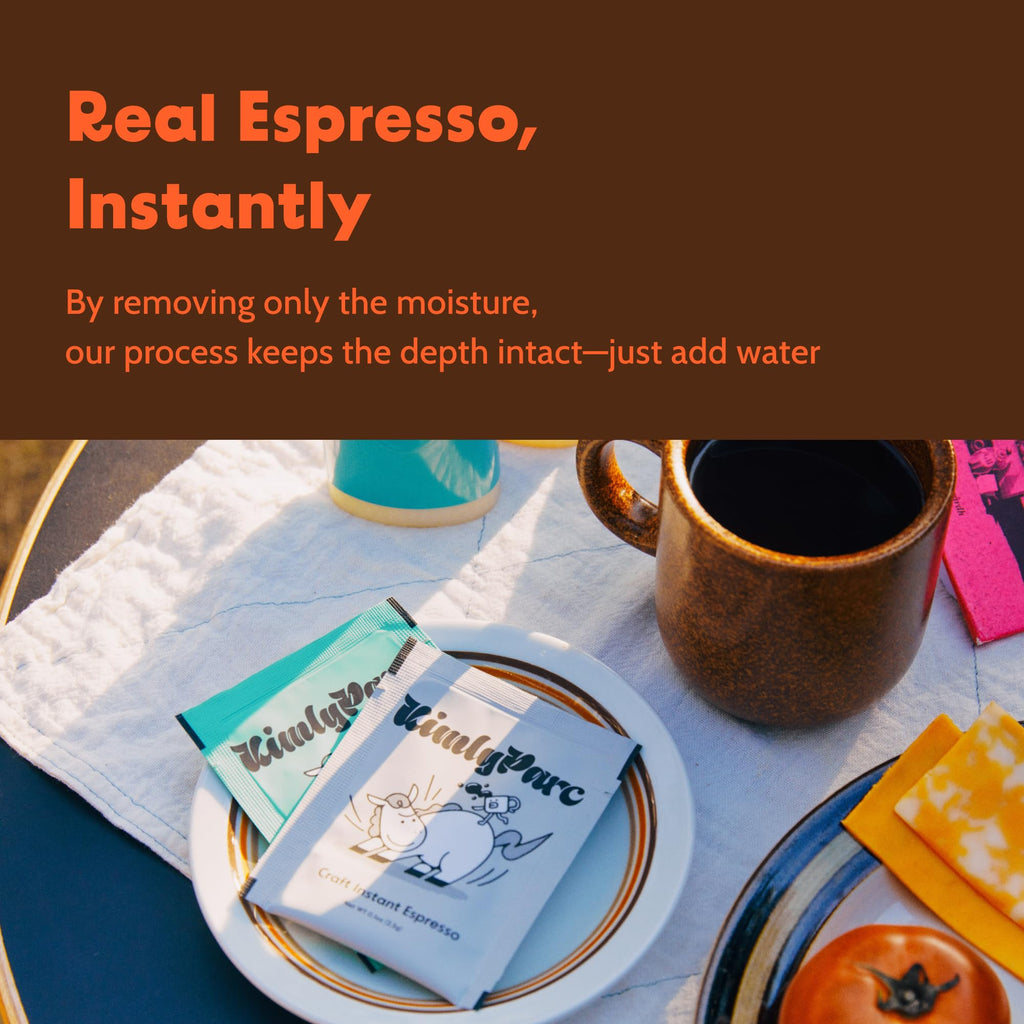Instant Espresso 6 Packets x 0.1 oz Medium Dark Roast Sugar-Free Y39580