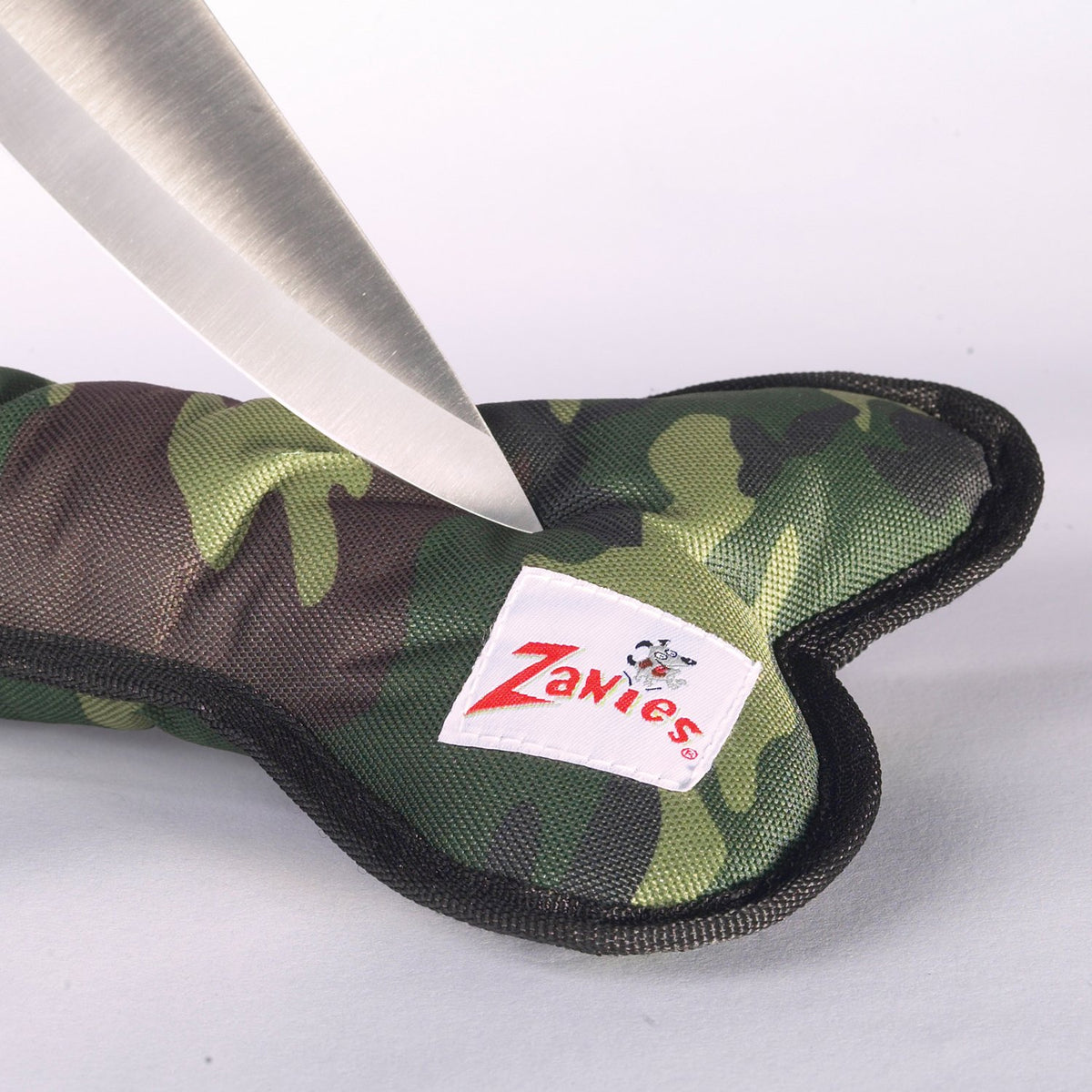 Green Camo Small Bone Dog Toys Q17131