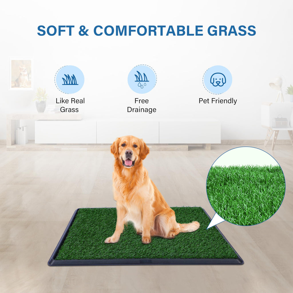 20"x25" Artificial Grass Dog Potty Pad with Tray L29620