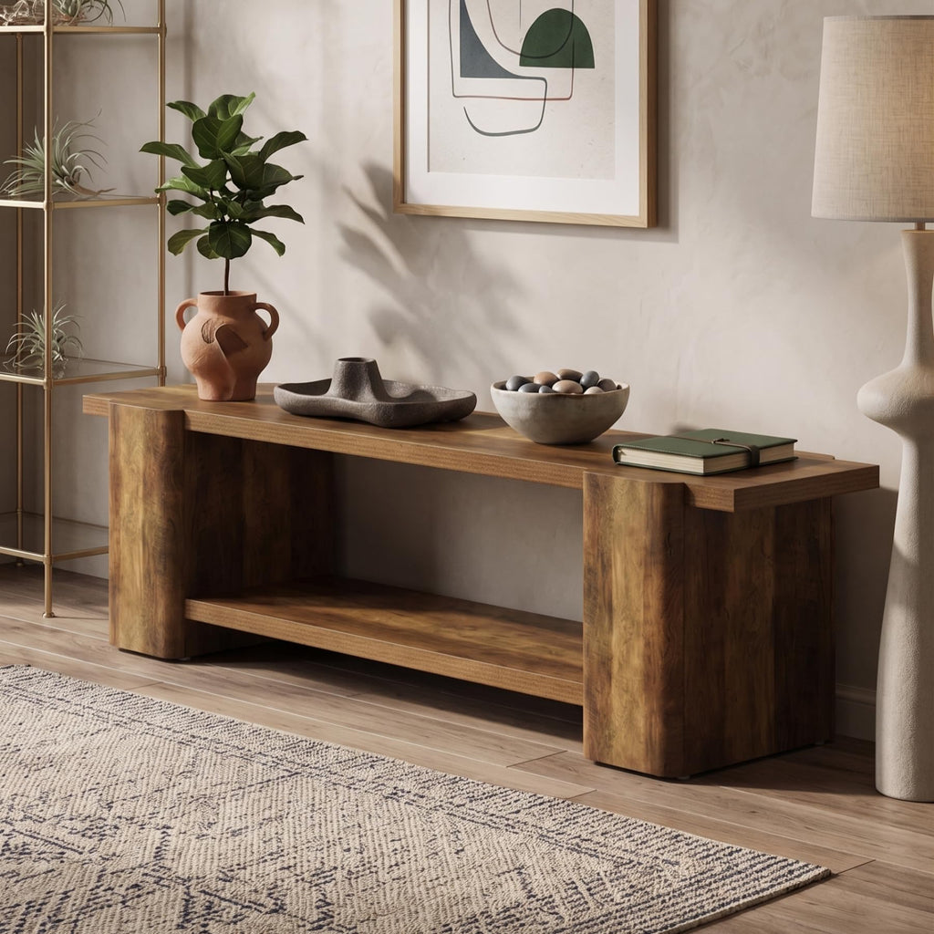 Brown Storage Bench K740