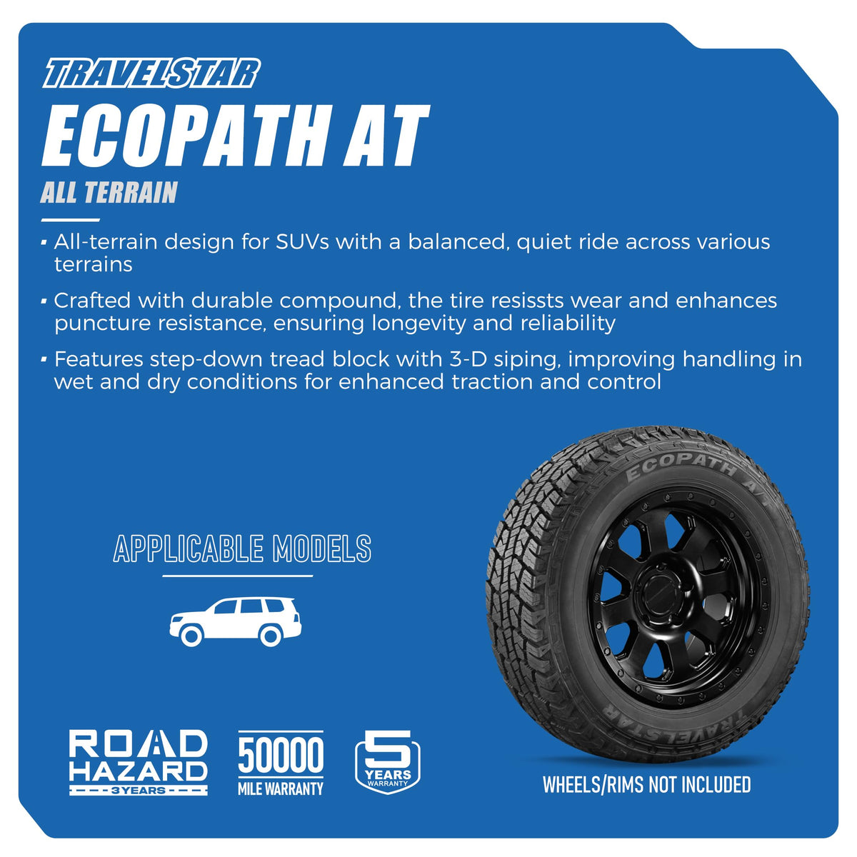 Set of 4 All Terrain Radial Tire J530790