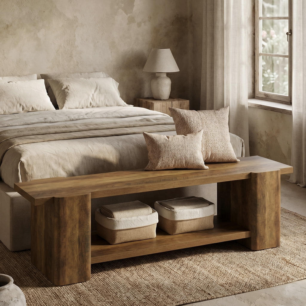 Brown Storage Bench K740