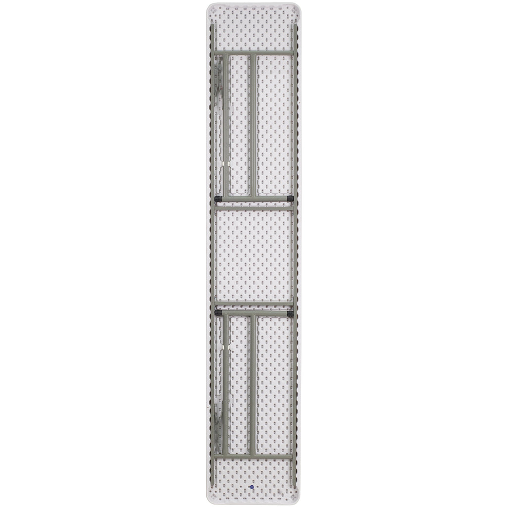 8-Foot White Plastic Folding Training Table Z8992