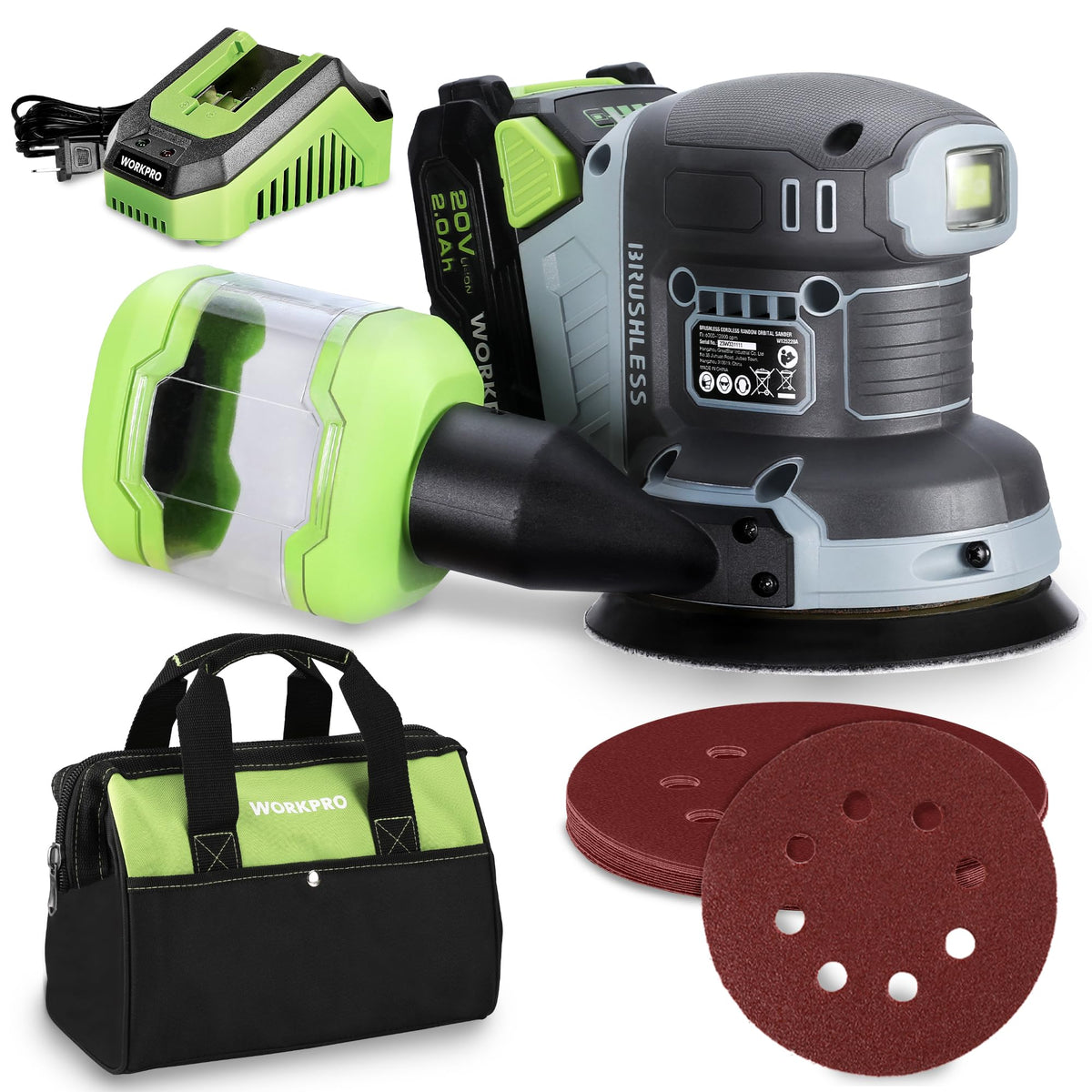 5-Inch Cordless Random Orbital Sander I12798