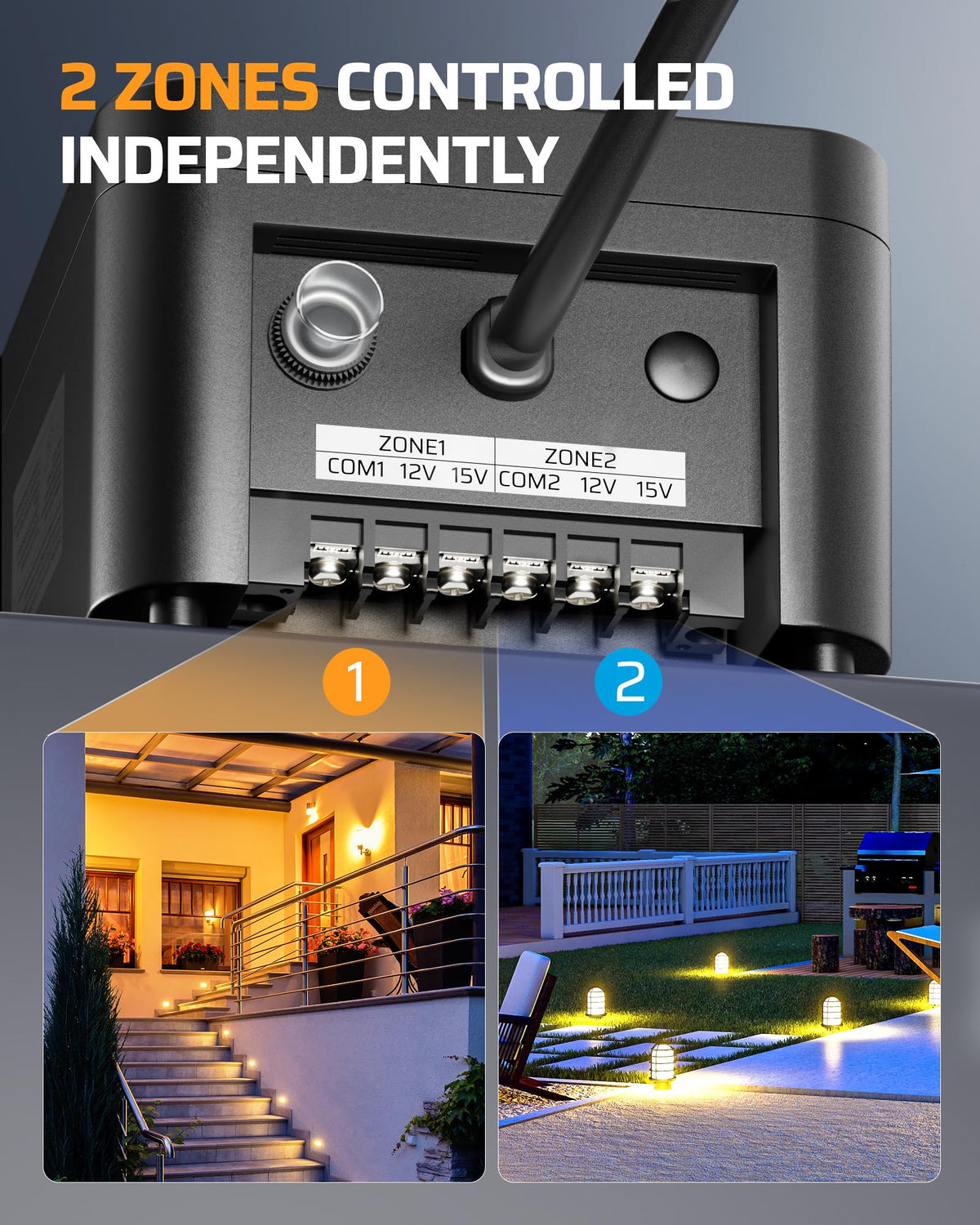 300W WiFi Low Voltage Landscape Transformer N7700