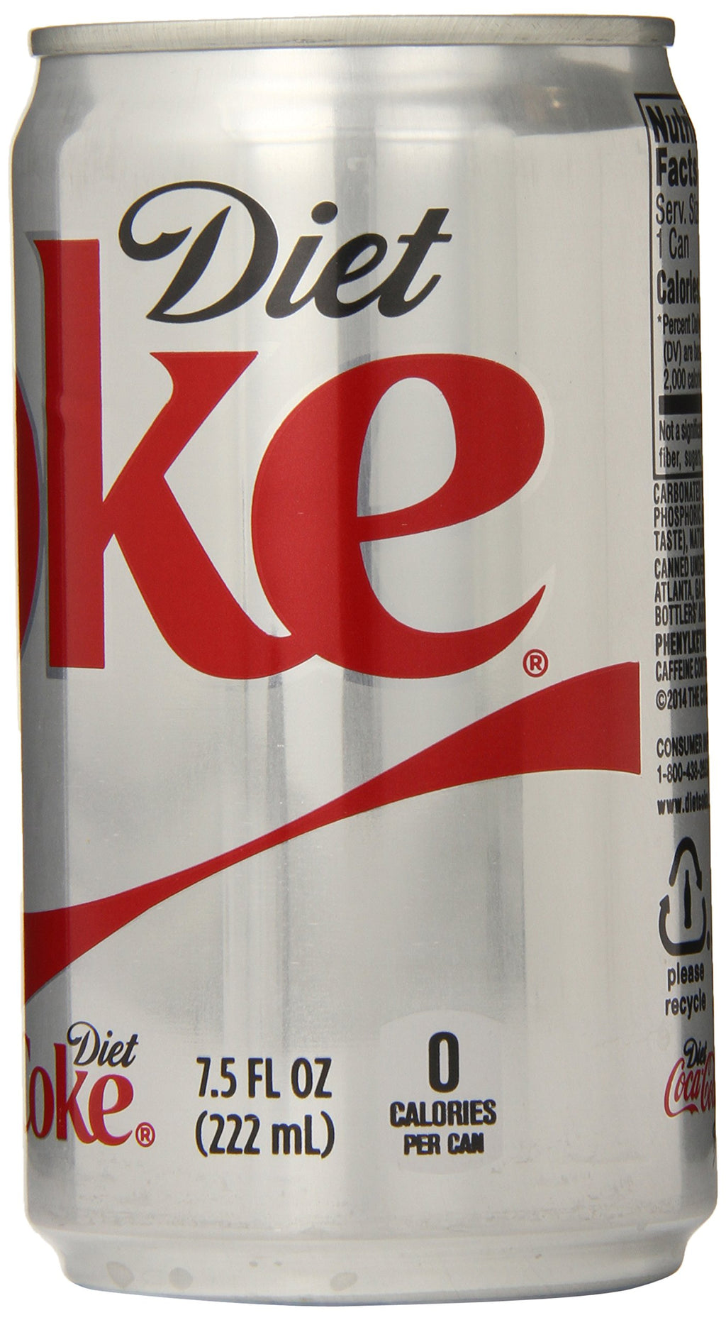 Diet Coke Mini-Cans, 7.5 fl oz (Pack of 24) C74424