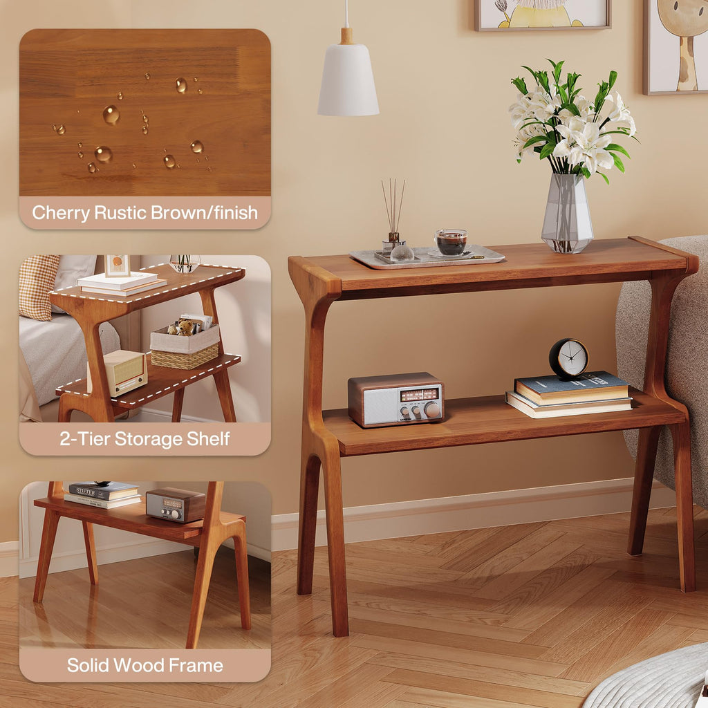 Solid Wood End Table G665