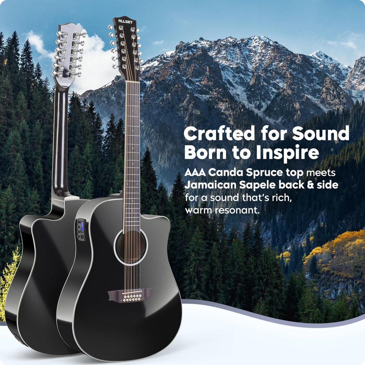 12 String Acoustic Electric Guitar G6273