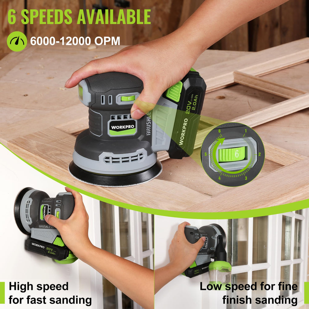 5-Inch Cordless Random Orbital Sander I12798