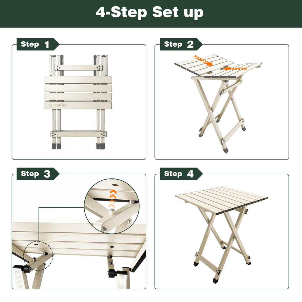 Lightweight Aluminum Folding Camping Table B7174