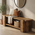 Brown Storage Bench K740
