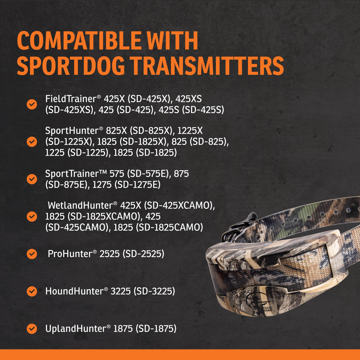 Waterproof Realtree Camo Add-A-Dog Collar E17433
