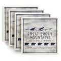 Ceramic Coasters Set of 4 D782