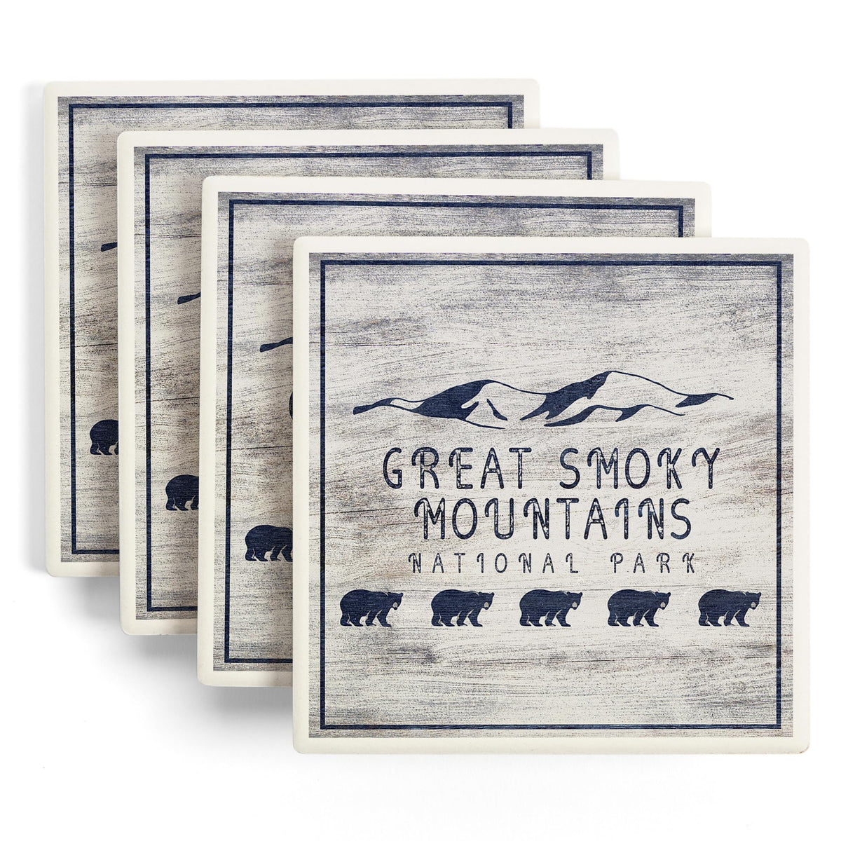 Ceramic Coasters Set of 4 D782