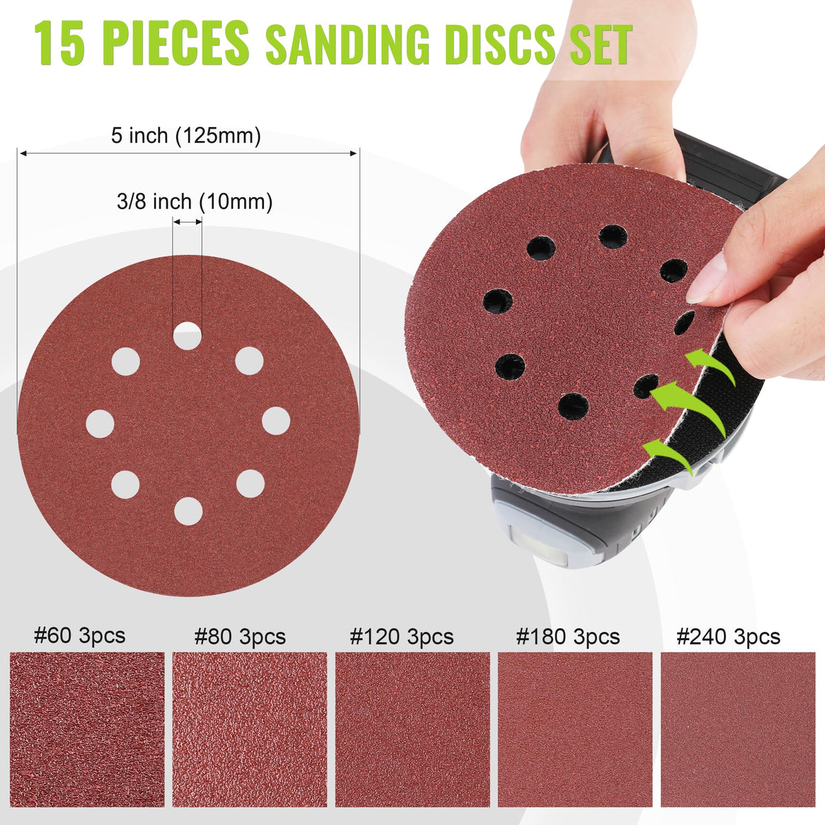 5-Inch Cordless Random Orbital Sander I12798
